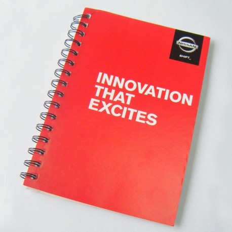 Cuaderno Publicitario A5 con tapa dura y doble ring Cuaderno Publicitario A5 con tapa dura y doble ring