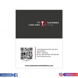Plantilla: Tarjeta de visita o negocio  - PT00136