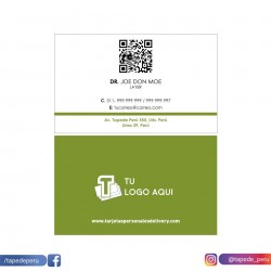Plantilla: Tarjeta de visita o negocio  - PT00139