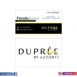 Tarjetas Personales Dupree