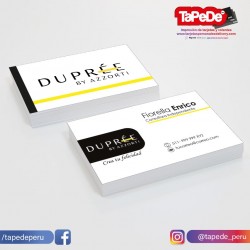 Tarjetas Personales Dupree