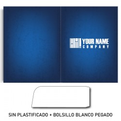 Folder + bolsillo blanco...