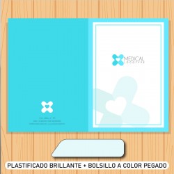 Folder + plast. brillante...