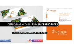 Tarjetas Presentación: Diseños gratis para consultoras independientes de las principales marcas de venta por catálogo